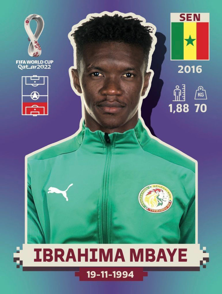 Panini World Cup 2022 Stickers - SEN 009 - Ibrahima Mbaye