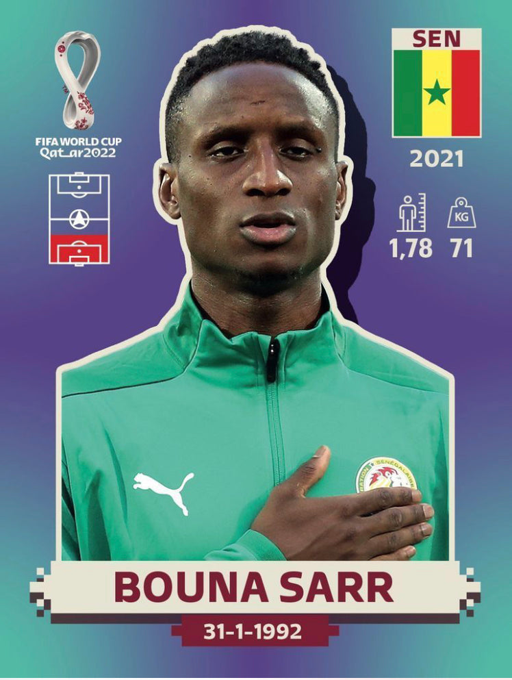 Panini World Cup 2022 Stickers - SEN 010 - Bouna Sarr