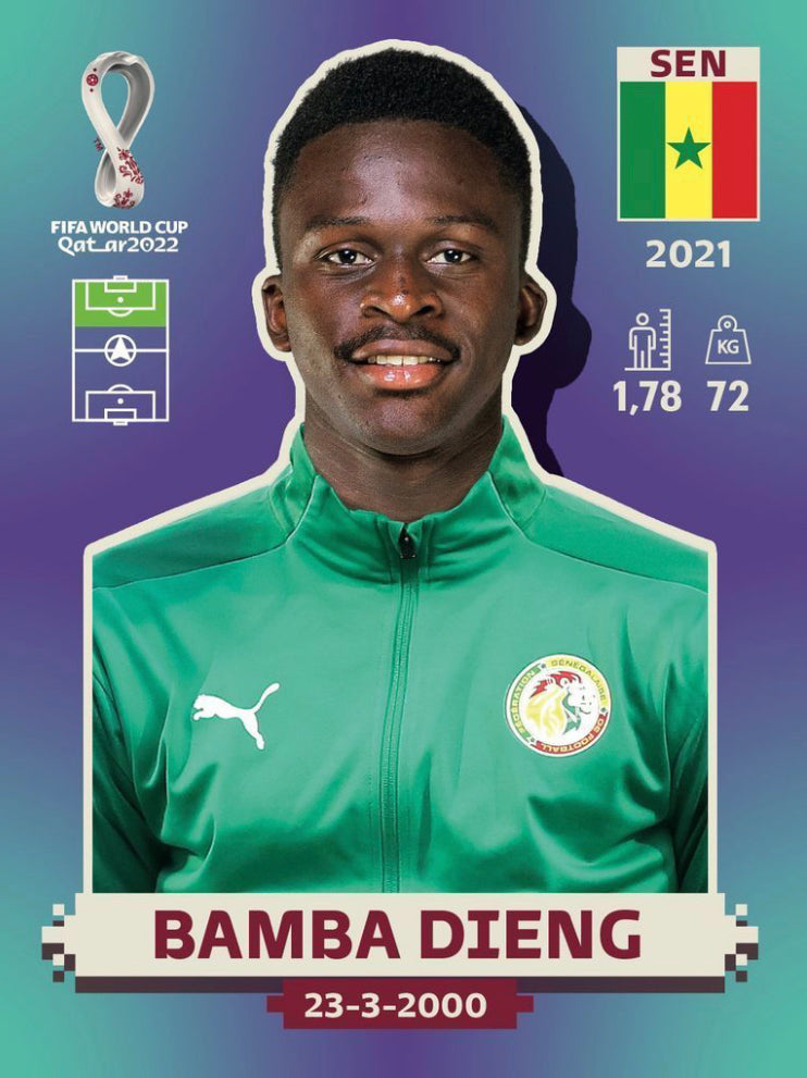 Panini World Cup 2022 Stickers - SEN 018 - Bamba Dieng