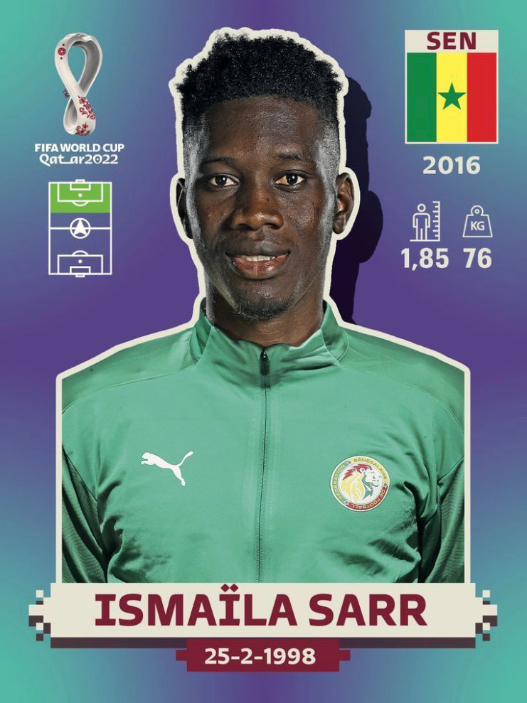 Panini World Cup 2022 Stickers - SEN 020 - Ismaïla Sarr