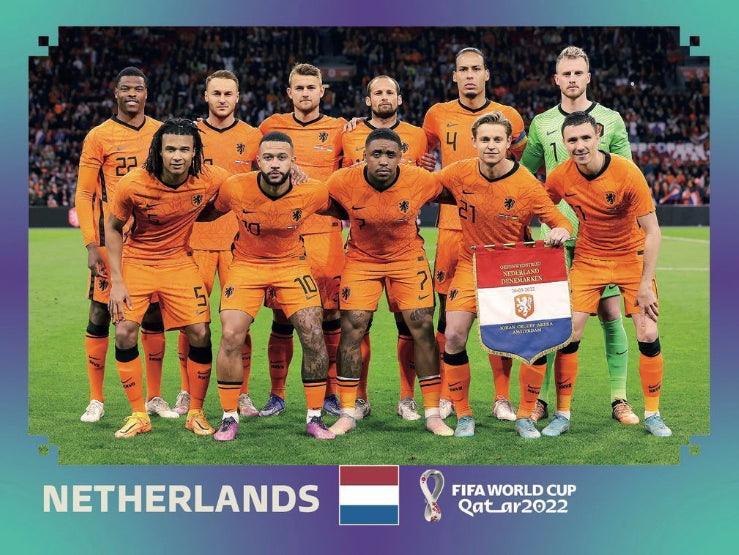 Panini World Cup 2022 Stickers - NED 001 - Netherlands Team