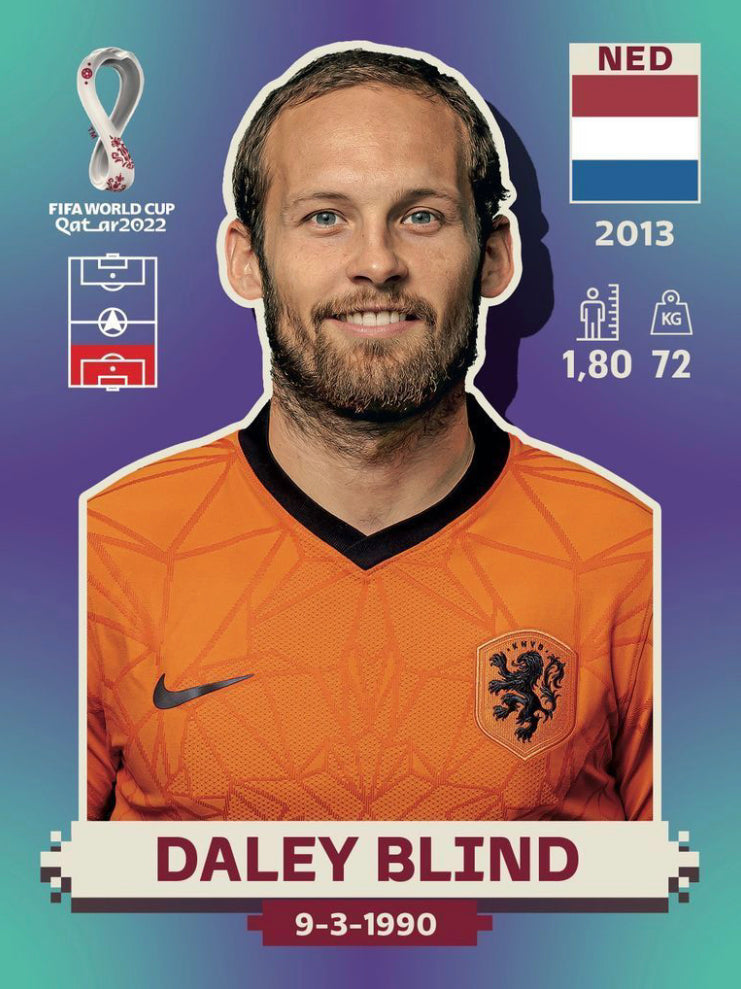 Panini World Cup 2022 Stickers - NED 005 - Daley Blind