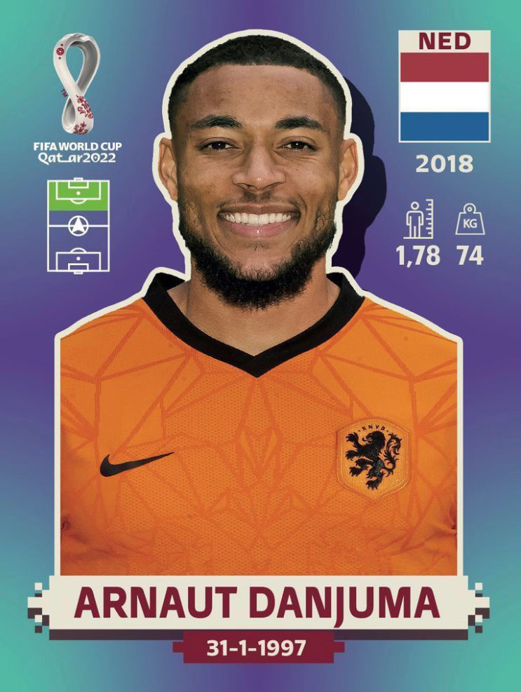 Panini World Cup 2022 Stickers - NED 017 - Arnaut Danjuma