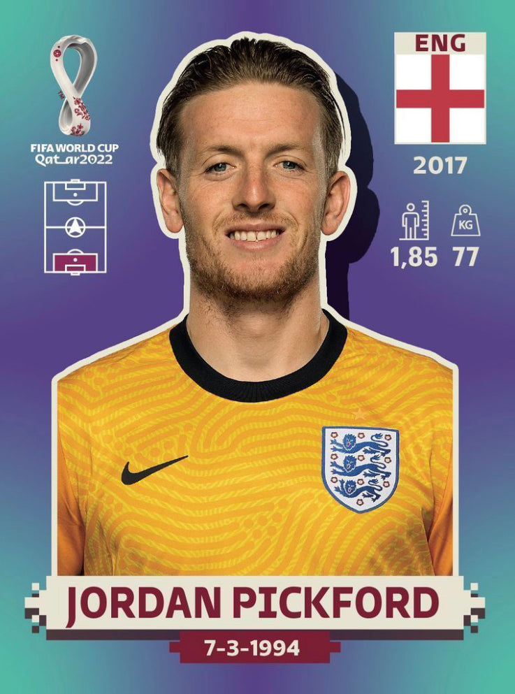 Panini World Cup 2022 Stickers - ENG 003 - Jordan Pickford