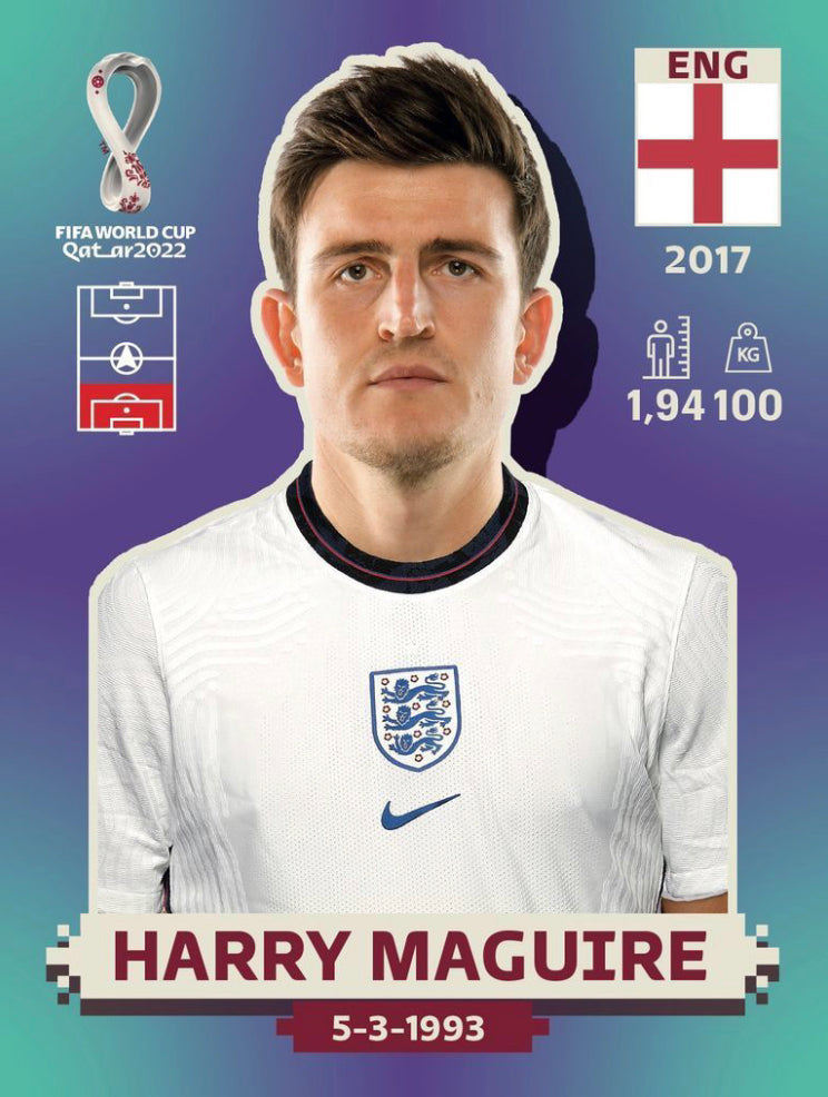 Panini World Cup 2022 Stickers - ENG 007 - Harry Maguire