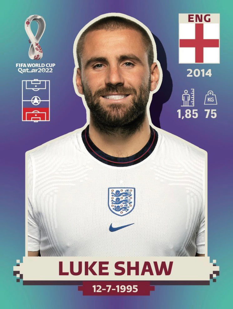 Panini World Cup 2022 Stickers - ENG 008 - Luke Shaw