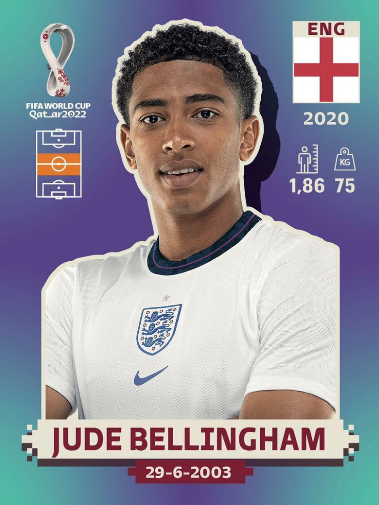 Panini World Cup 2022 Stickers - ENG 011 - Jude Bellingham