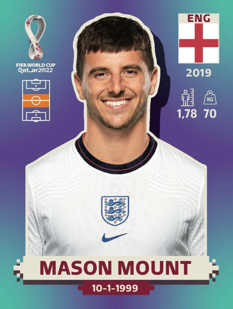 Panini World Cup 2022 Stickers - ENG 014 - Mason Mount