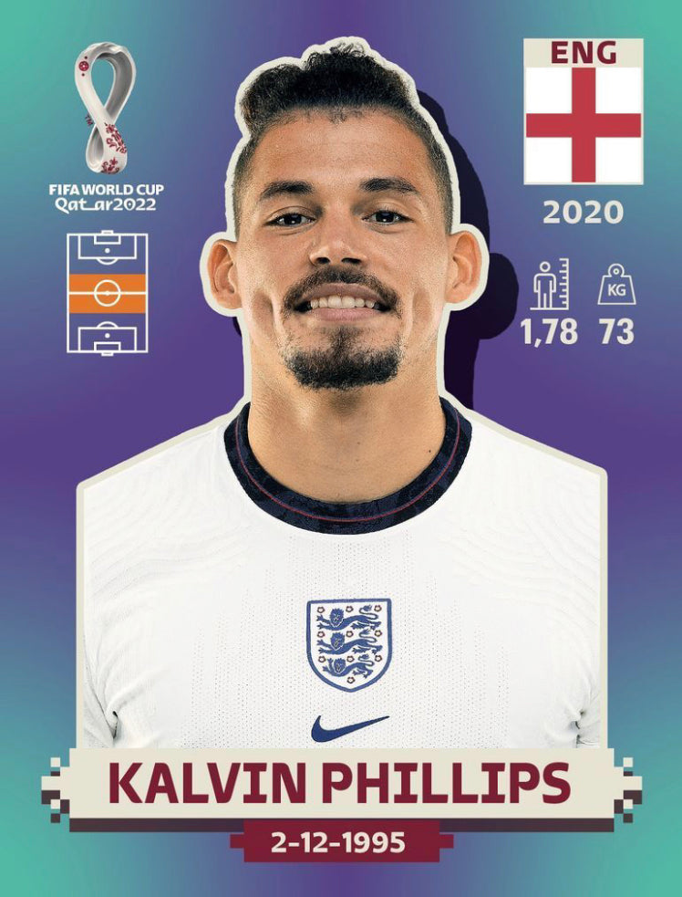 Panini World Cup 2022 Stickers - ENG 015 - Kalvin Phillips