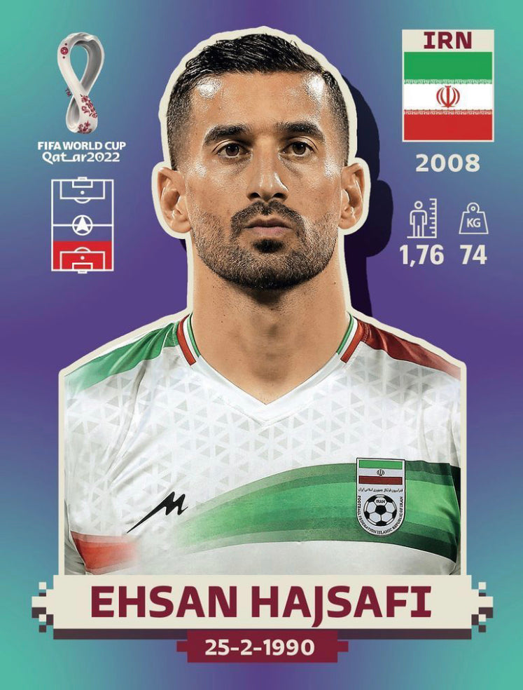 Panini World Cup 2022 Stickers - IRN 005 - Ehsan Hajsafi