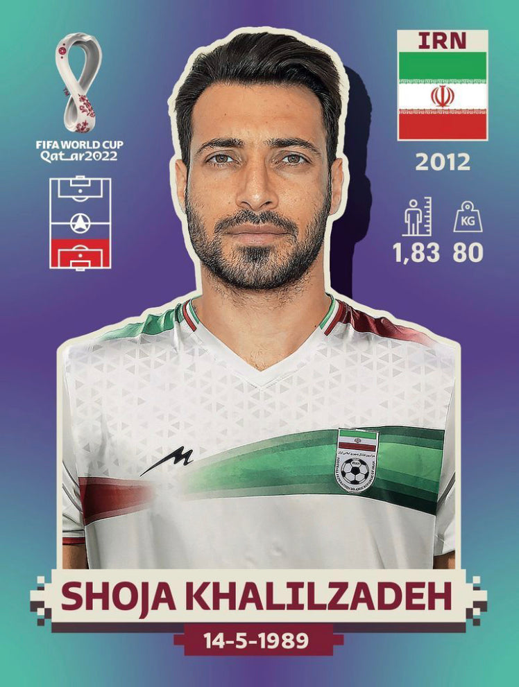 Panini World Cup 2022 Stickers - IRN 008 - Shoja Khalilzadeh