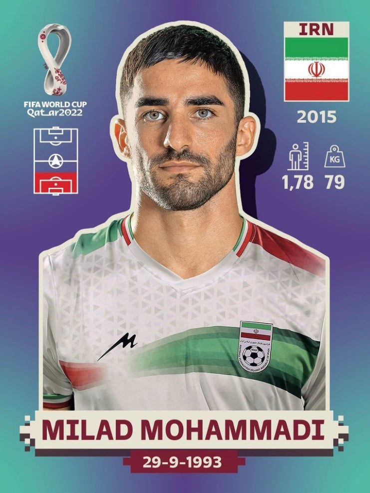 Panini World Cup 2022 Stickers - IRN 009 - Milad Mohammadi