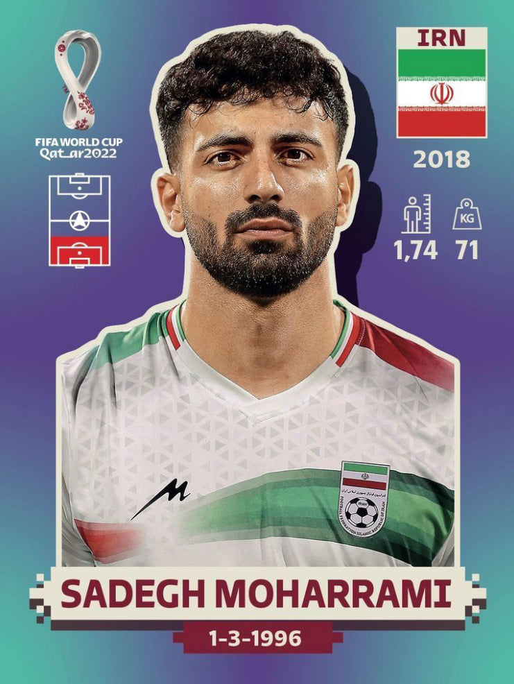 Panini World Cup 2022 Stickers - IRN 010 - Sadegh Moharrami