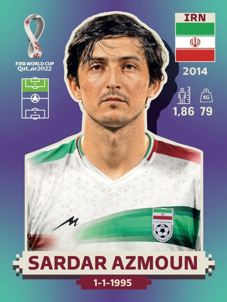 Panini World Cup 2022 Stickers - IRN 018 - Sardar Azmoun