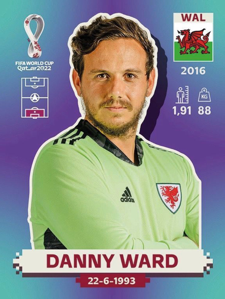 Panini World Cup 2022 Stickers - WAL 003 - Danny Ward