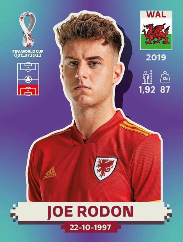 Panini World Cup 2022 Stickers - WAL 010 - Joe Rodon