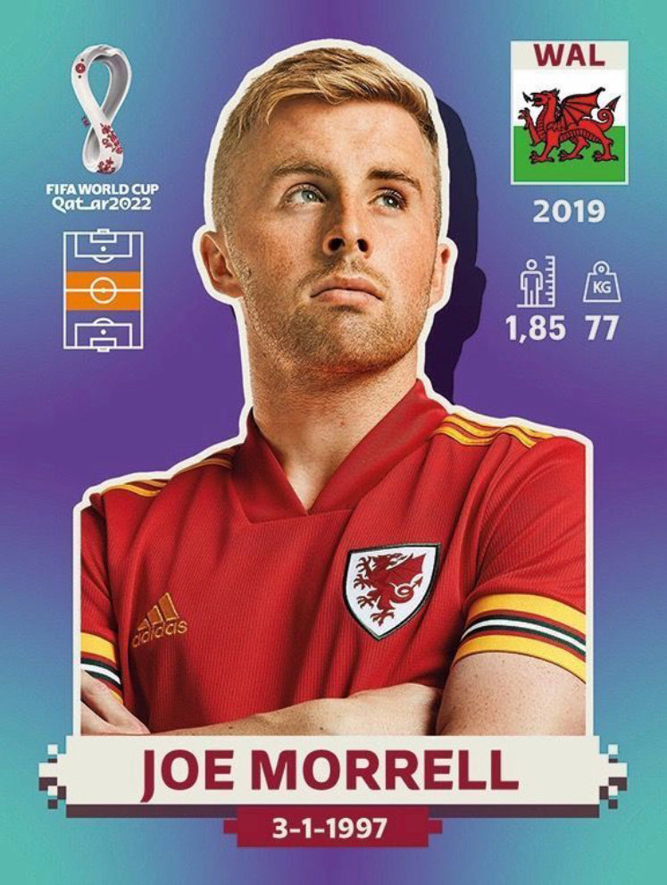 Panini World Cup 2022 Stickers - WAL 013 - Joe Morrell