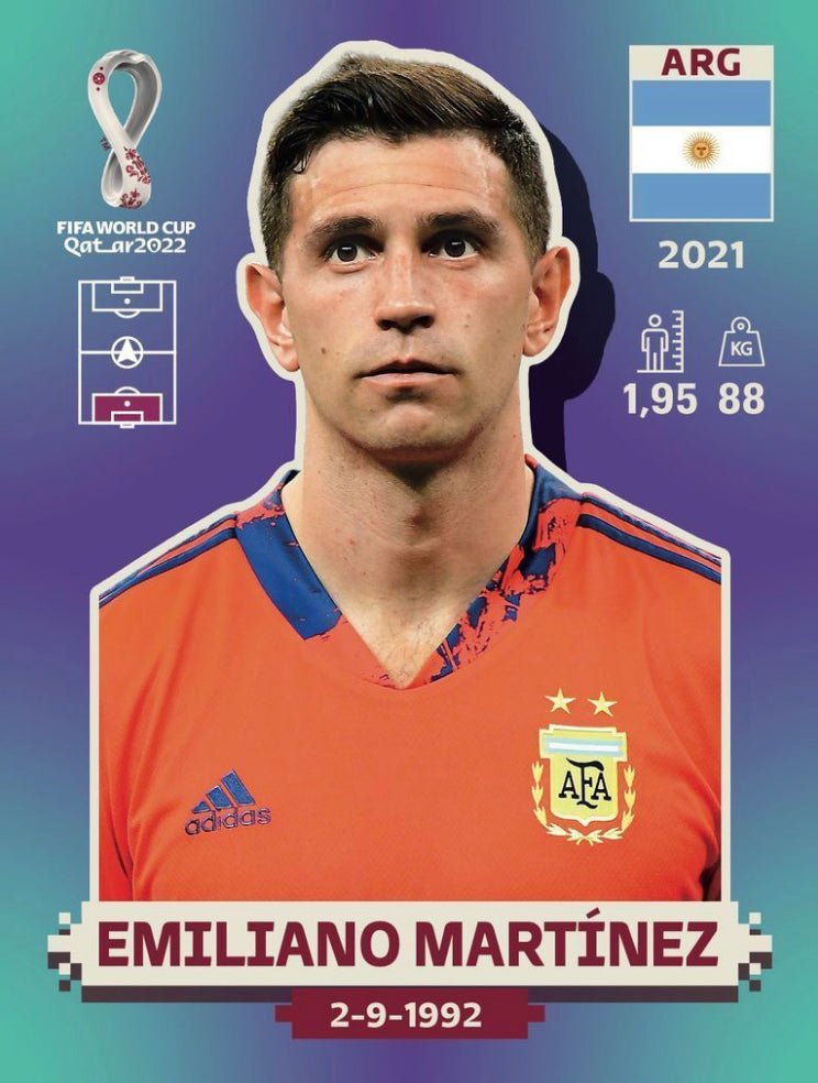 Panini World Cup 2022 Stickers - ARG 003 - Emiliano Martínez