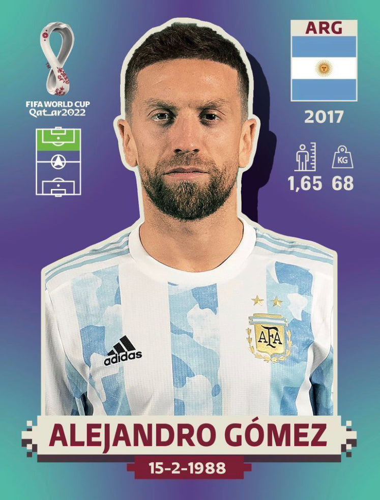 Panini World Cup 2022 Stickers - ARG 017 - Alejandro Gómez