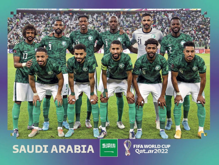 Panini World Cup 2022 Stickers - KSA 001 - Saudi Arabia Team