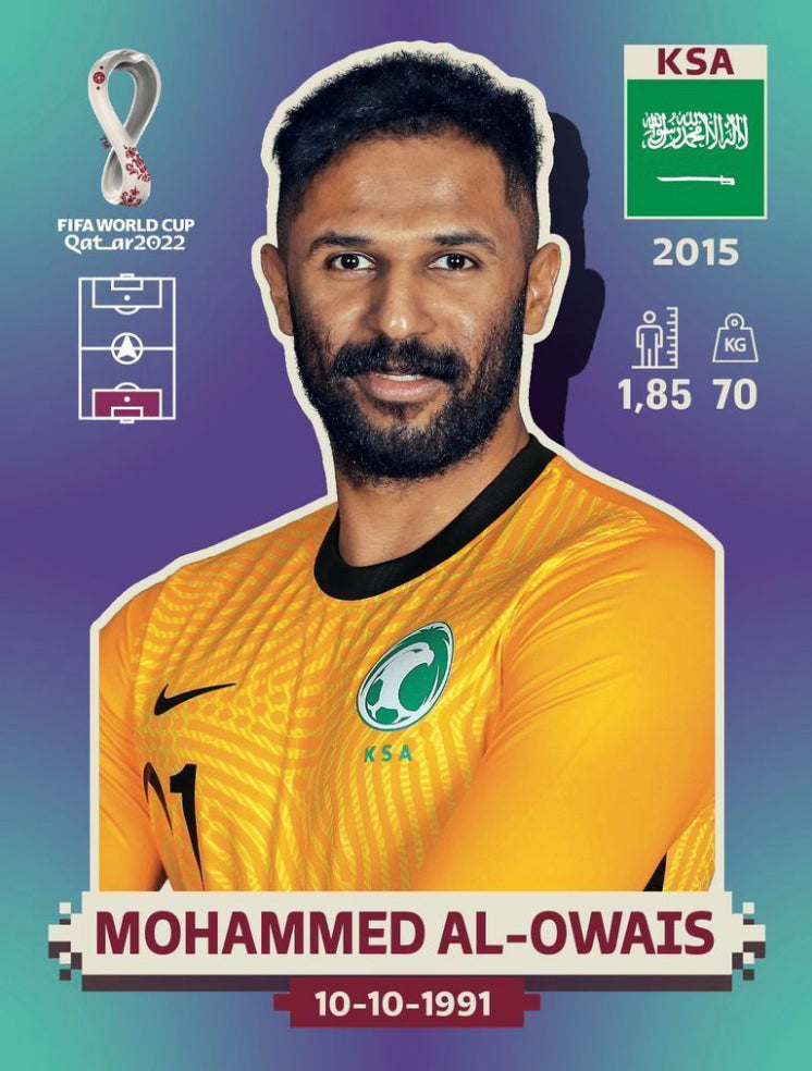 Panini World Cup 2022 Stickers - KSA 003 - Mohammed Al-Owais