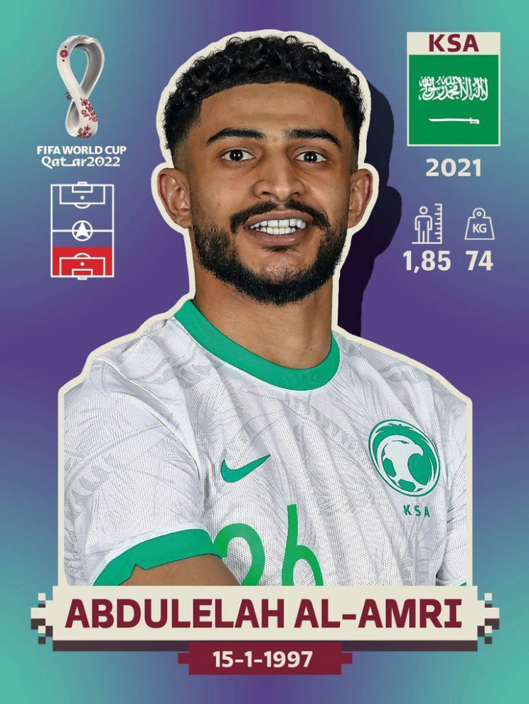 Panini World Cup 2022 Stickers - KSA 005 - Abdulelah Al-Amri