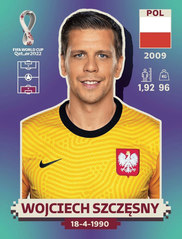 Panini World Cup 2022 Stickers - POL 003 - Wojciech Szczesny