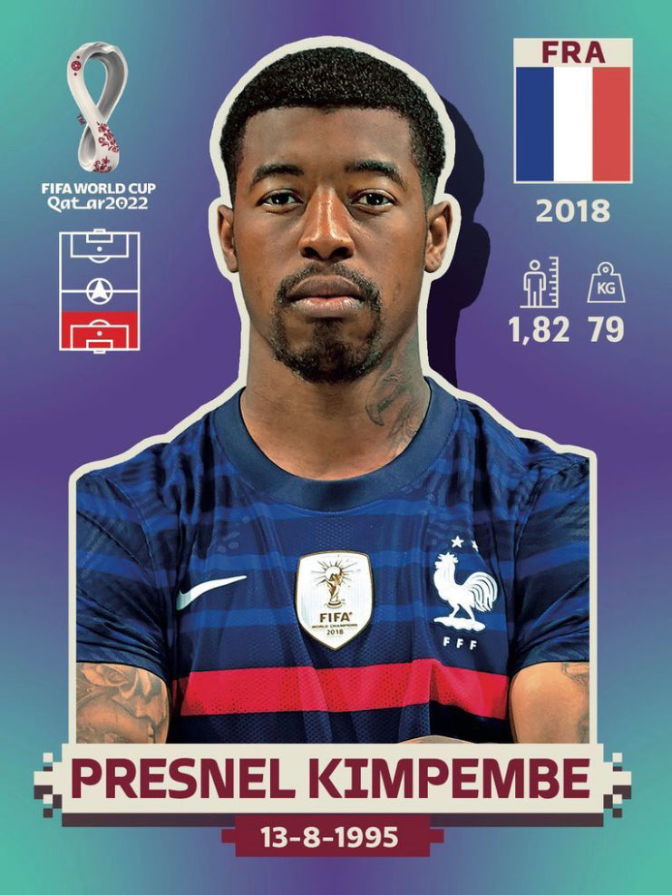 Panini World Cup 2022 Stickers - FRA 007 - Presnel Kimpembe