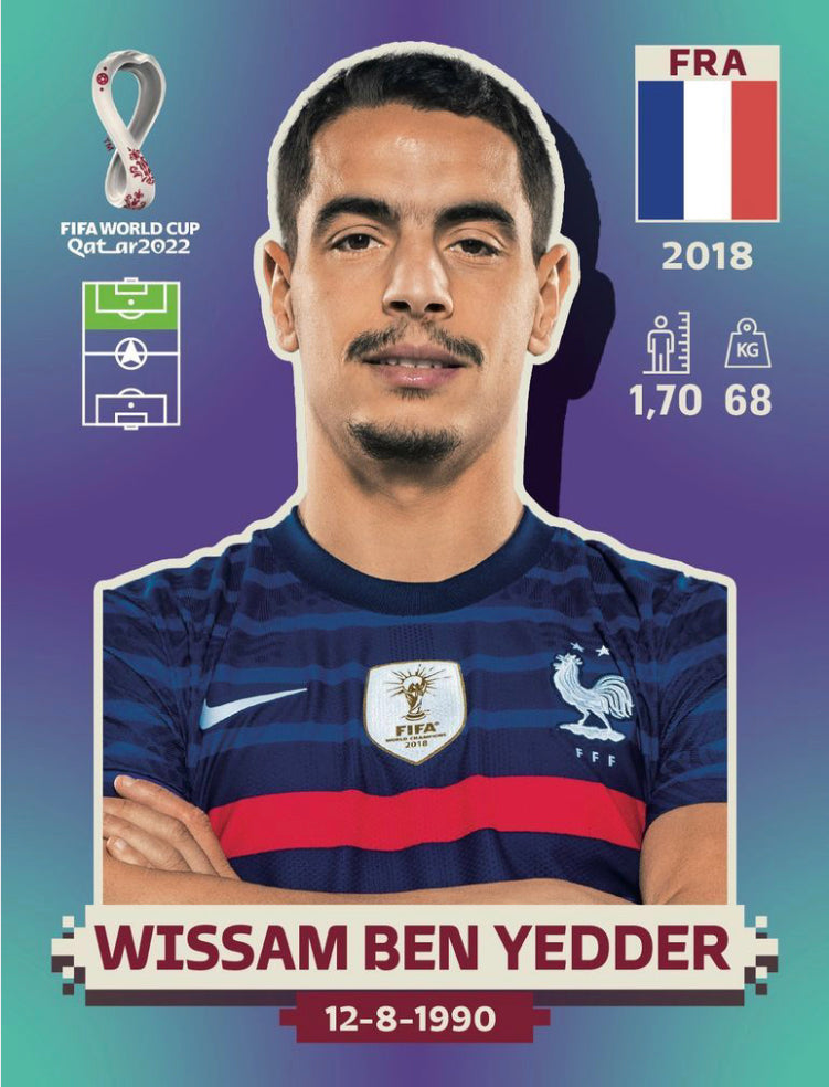 Panini World Cup 2022 Stickers - FRA 015 - Wissam Ben Yedder