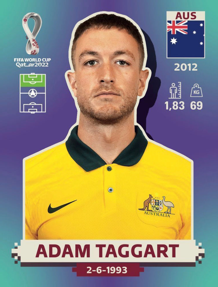 Panini World Cup 2022 Stickers - AUS 020 - Adam Taggart