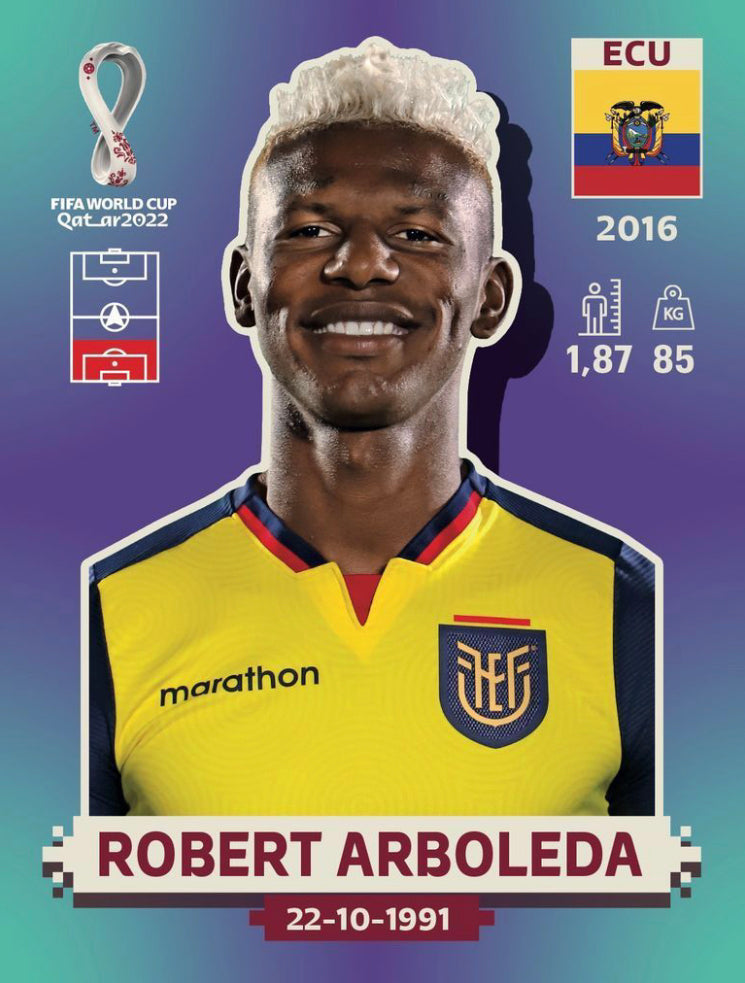 Panini World Cup 2022 Stickers - ECU 005 - Robert Arboleda