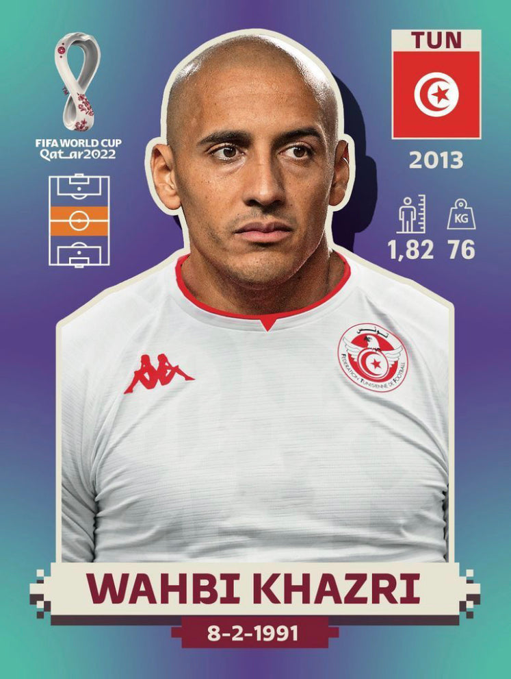 Panini World Cup 2022 Stickers - TUN 013 - Wahbi Khazri