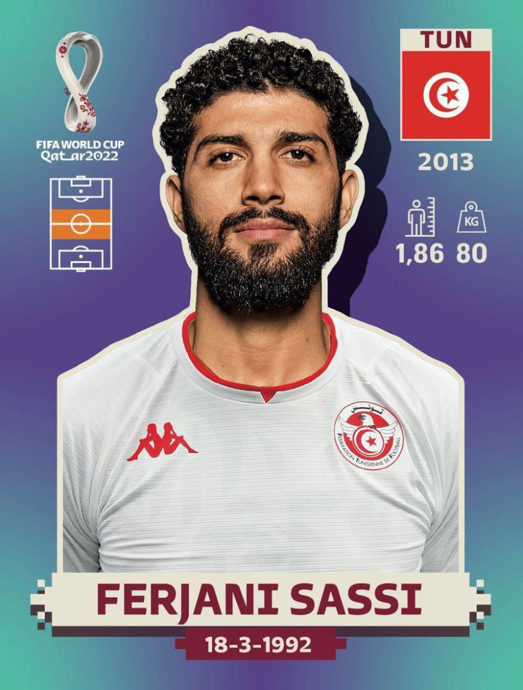 Panini World Cup 2022 Stickers - TUN 015 - Ferjani Sassi