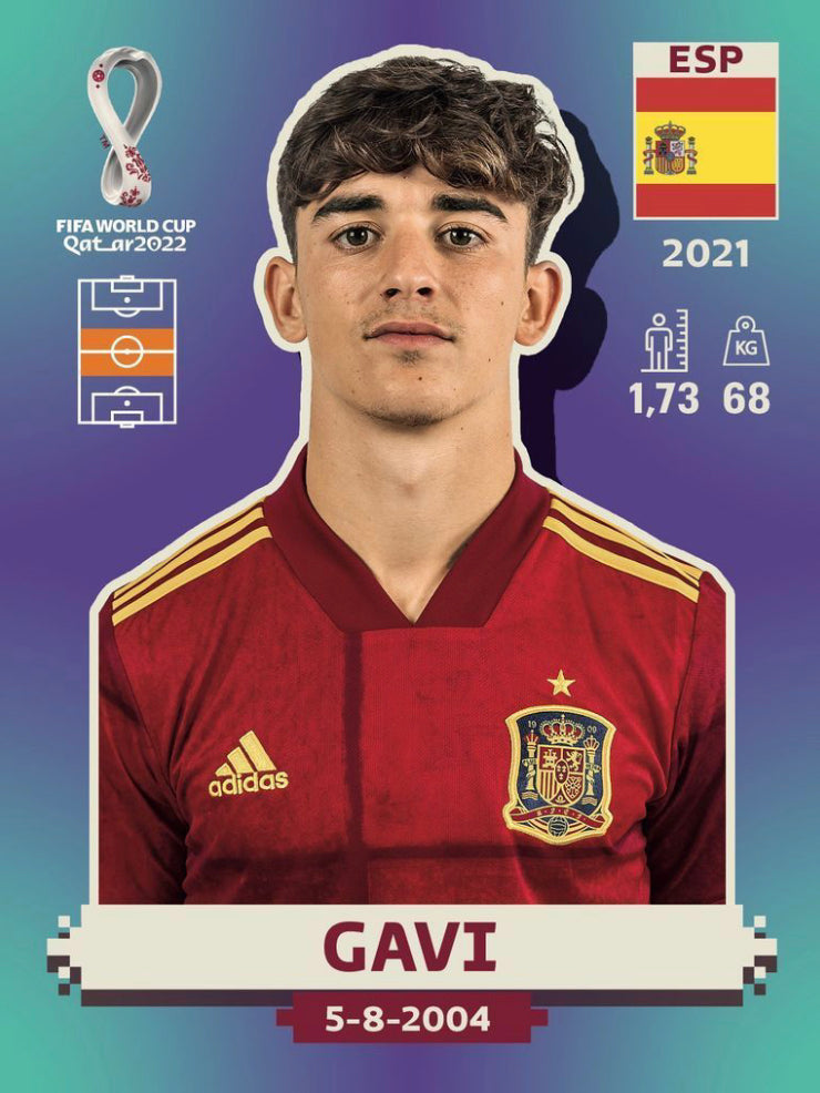 Panini World Cup 2022 Stickers - ESP 010 - Gavi