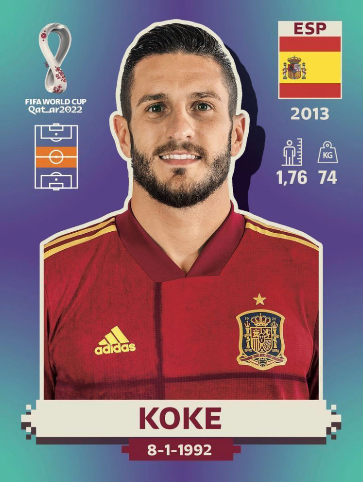 Panini World Cup 2022 Stickers - ESP 011 - Koke