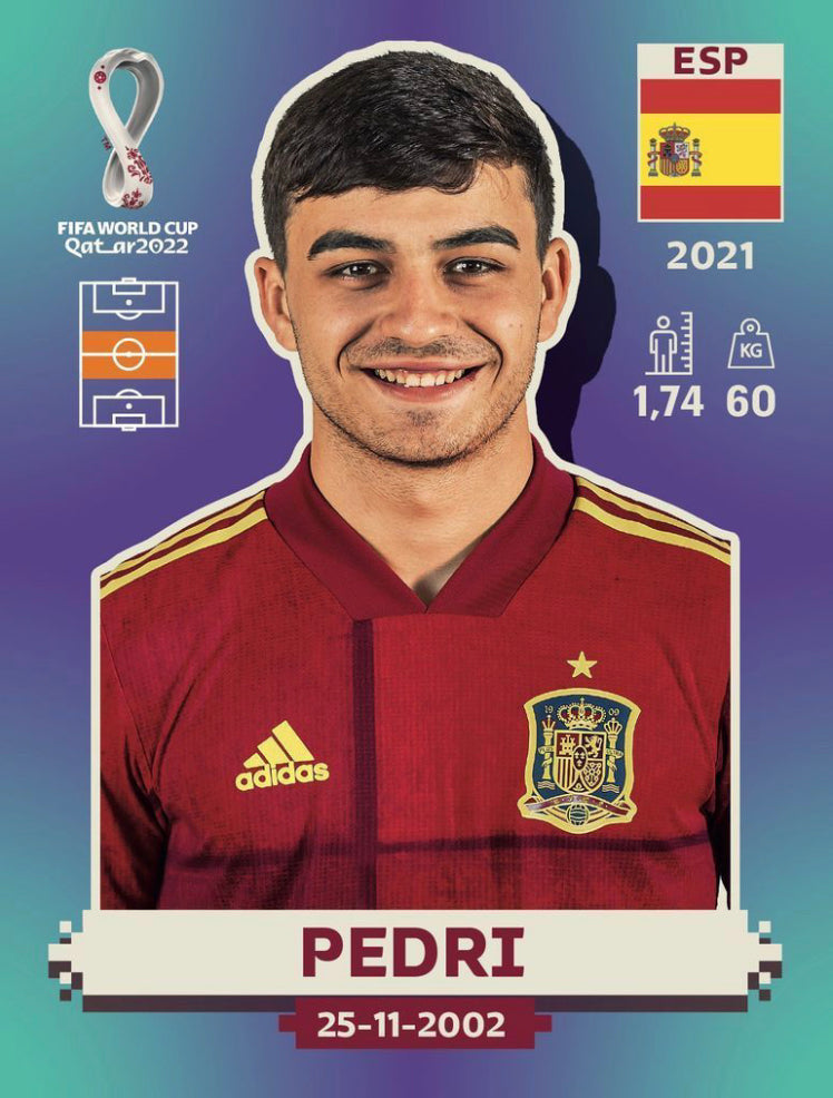 Panini World Cup 2022 Stickers - ESP 013 - Pedri