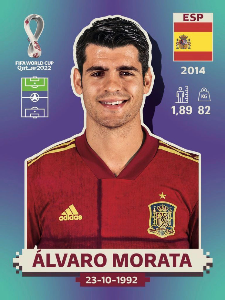 Panini World Cup 2022 Stickers - ESP 019 - Álvaro Morata