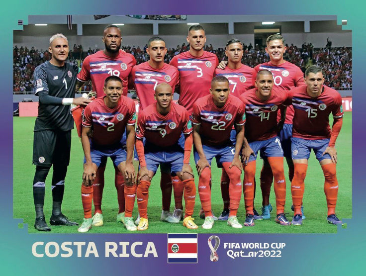 Panini World Cup 2022 Stickers - CRC 001 - Costa Rica Team