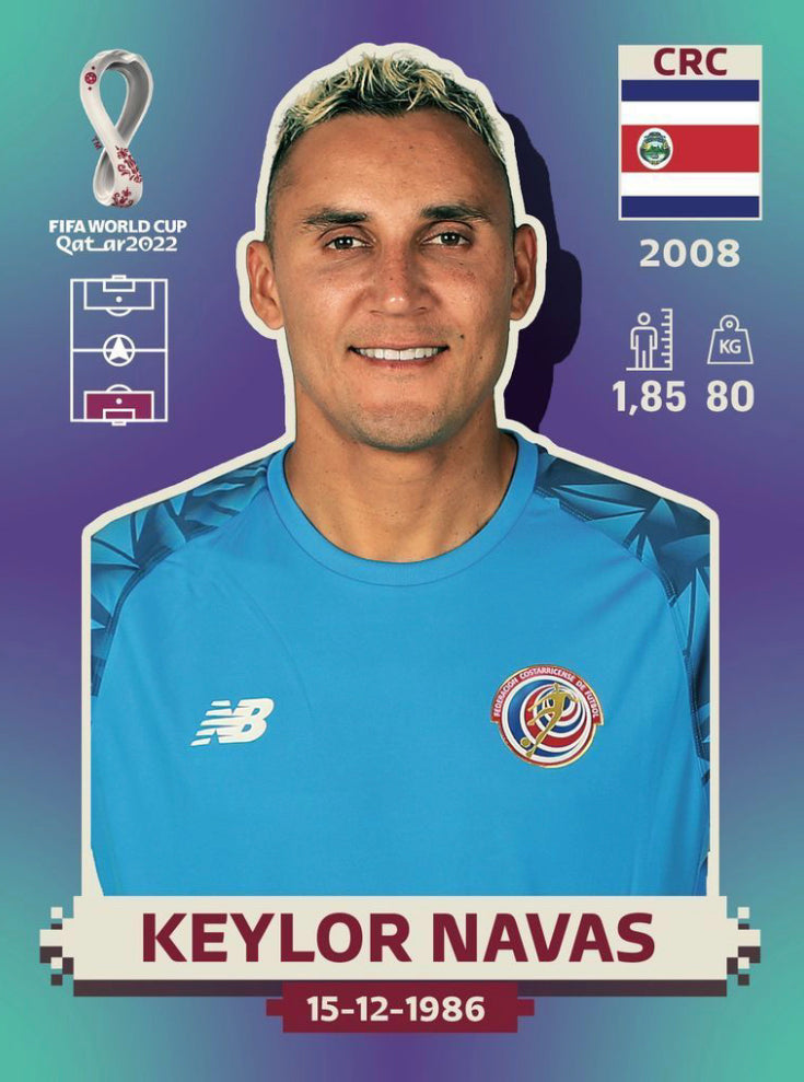 Panini World Cup 2022 Stickers - CRC 003 - Keylor Navas