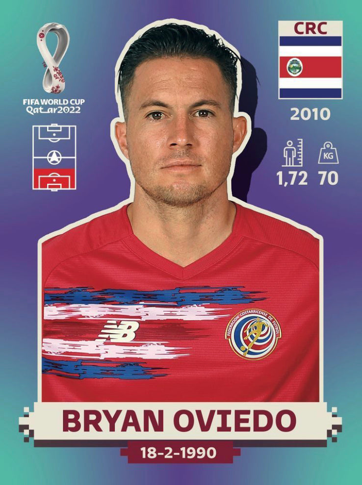 Panini World Cup 2022 Stickers - CRC 009 - Bryan Oviedo