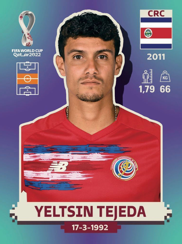 Panini World Cup 2022 Stickers - CRC 015 - Yeltsin Tejeda
