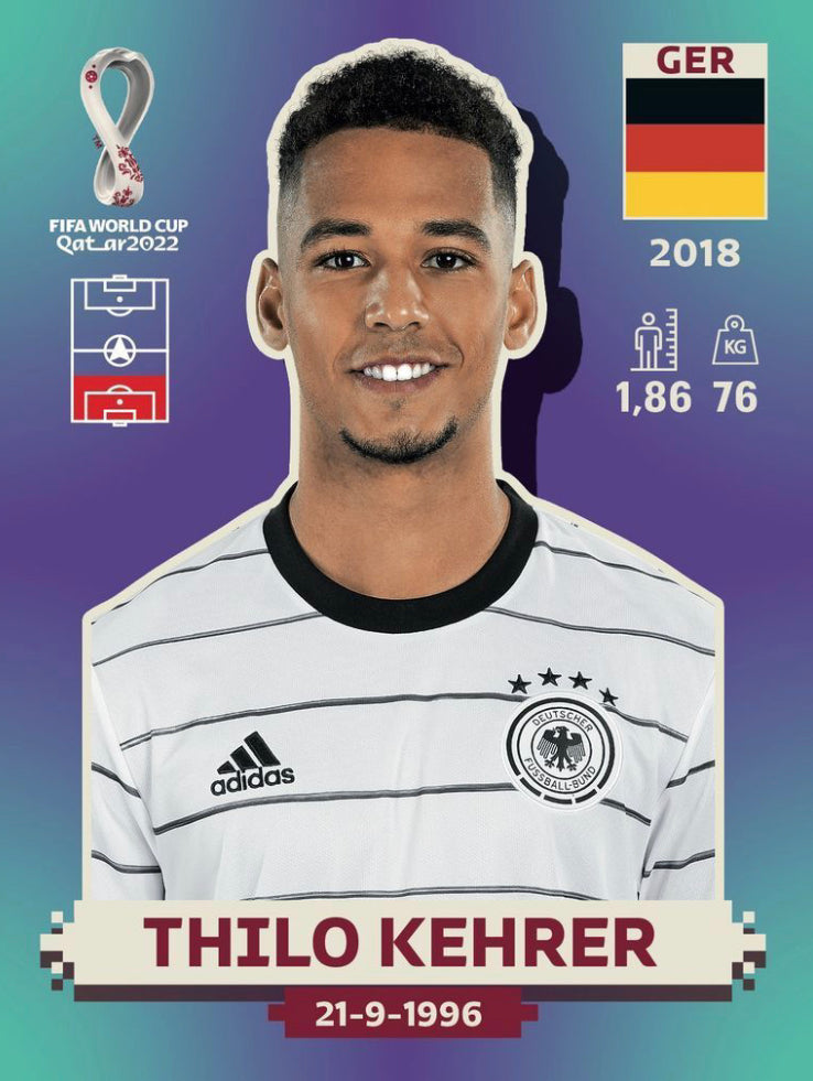 Panini World Cup 2022 Stickers - GER 007 - Thilo Kehrer