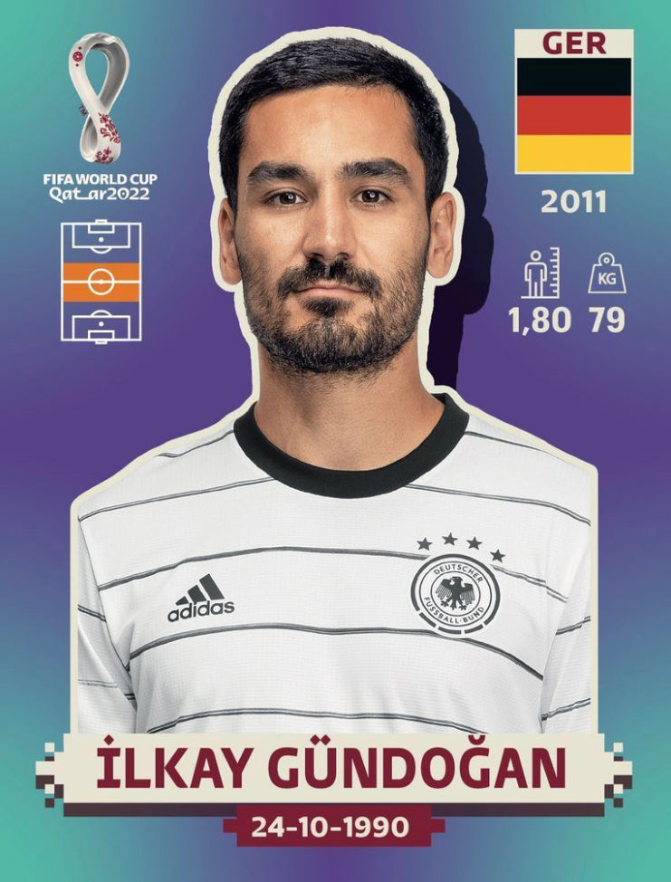 Panini World Cup 2022 Stickers - GER 012 - Ilkay Gündogan