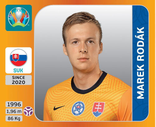 Euro 2020 - 493 - Marek Rodak – Complete My Sticker Album