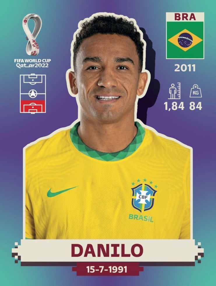 Panini World Cup 2022 Stickers - BRA 006 - Danilo