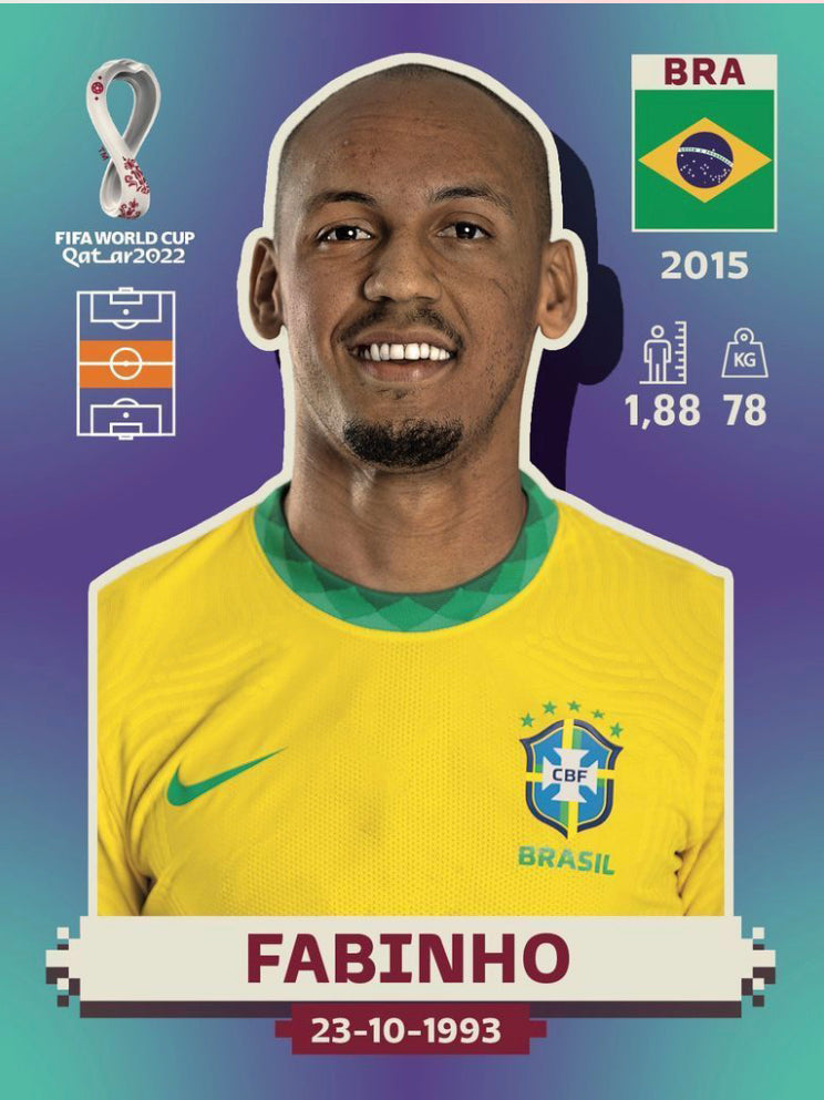 Panini World Cup 2022 Stickers - BRA 012 - Fabinho