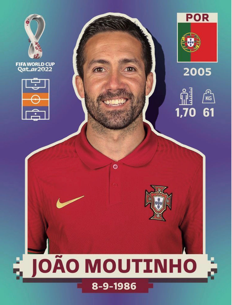 Panini World Cup 2022 Stickers - POR 014 - Joao Moutinho