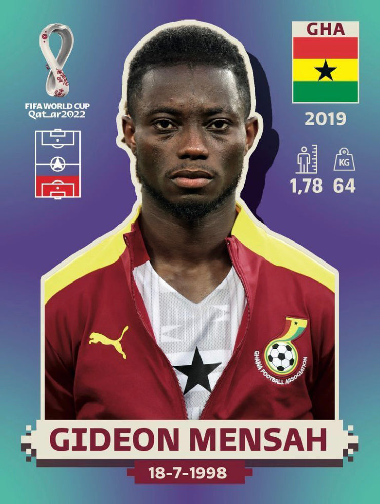 Panini World Cup 2022 Stickers - GHA 008 - Gideon Mensah