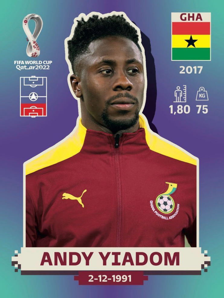 Panini World Cup 2022 Stickers - GHA 010 - Andy Yiadom