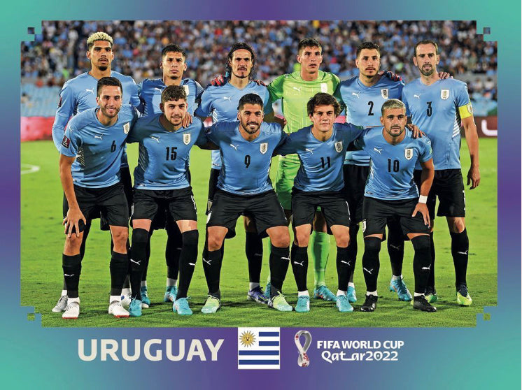 Panini World Cup 2022 Stickers - URU 001 - Uruguay Team